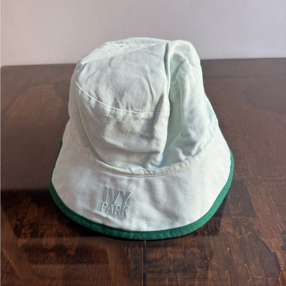 Adidas x Ivy Park Reversible Bucket Hat Unisex Size Medium Green / Blue